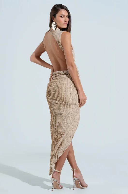 Retro Dress GET YOU A ME WOVEN MAXI DRESS