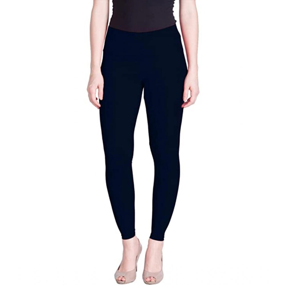 Sports fitness shoes Generic Women's Cotton Stretchable Skin Fit Ankle Length Leggings (Navy Blue) Sports fitness shoes Generic Women's Cotton Stretchable Skin Fit Ankle Length Leggings (Navy Blue)