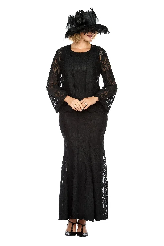 Elegant and noble Giovanna Suit 0946-Black