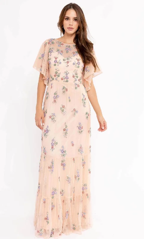 Alice style Primavera Couture 13108 - Soft-Looking Floral Long Dress