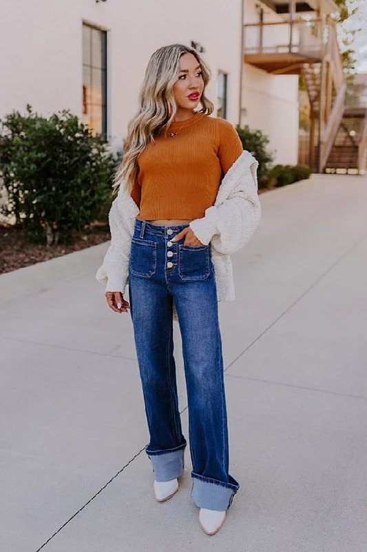 Sports Jacket RISEN Winona High Waist Wide Leg Jean