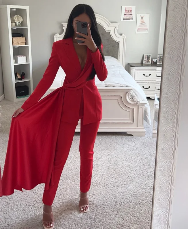 Renaissance Style VANDRA DRAPED BLAZER