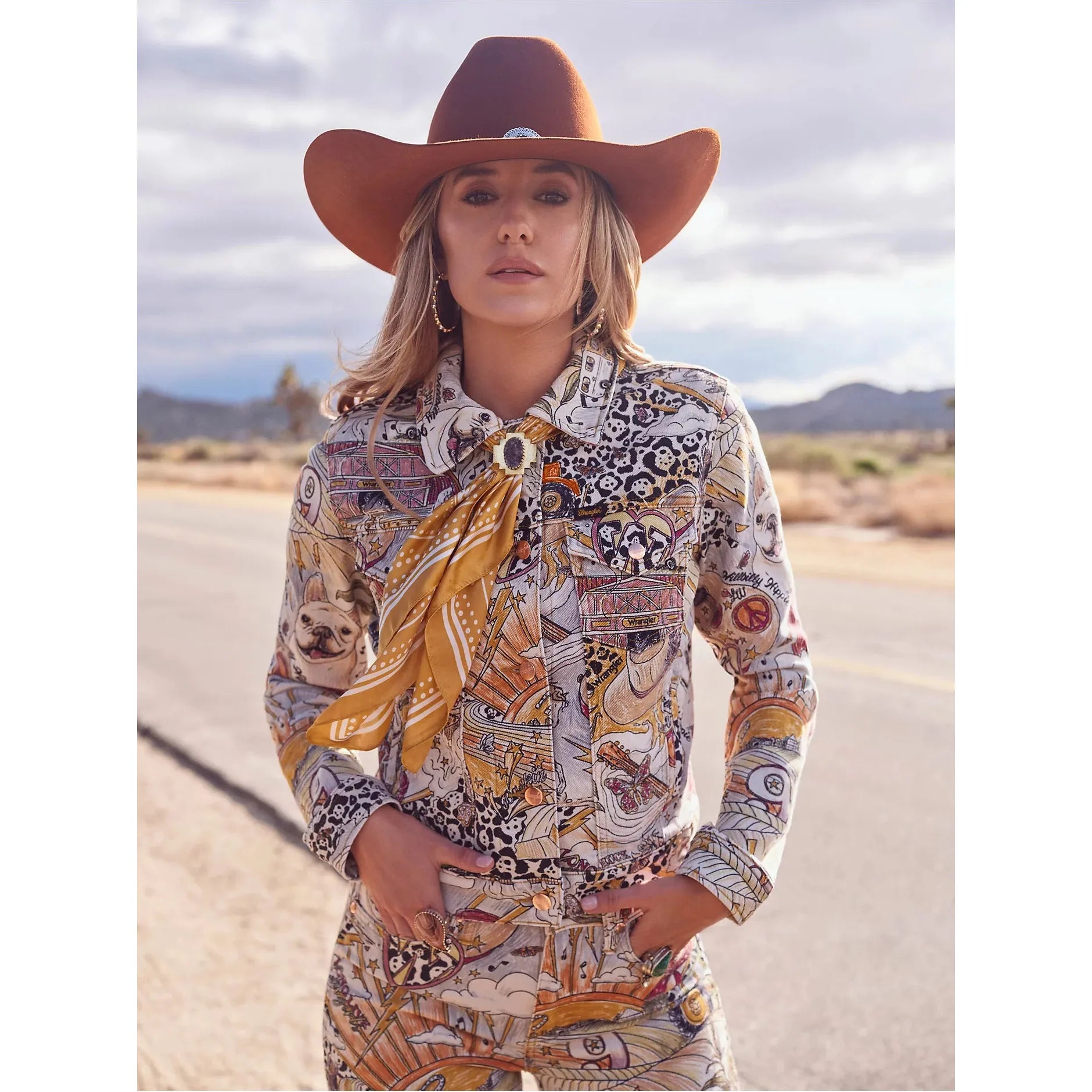 Affordable selection WRANGLER X LAINEY WILSON LIFE OF LAINEY TRUCKER JACKET