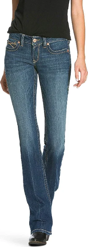 Fashionable sports Ariat Women's R.E.A.L. Low Rise Boot Vine Jeans