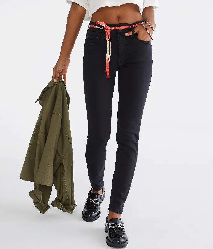 Street Sports Style Aeropostale Women's Premium High-Rise Curvy Jegging With Lycraar Freef!Tar