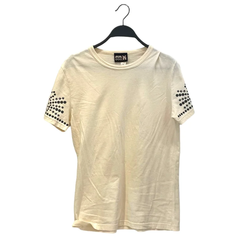 Printed pattern Jean Paul Gaultier/T-Shirt/S/M/Cotton/CRM/tribal arm sleeve