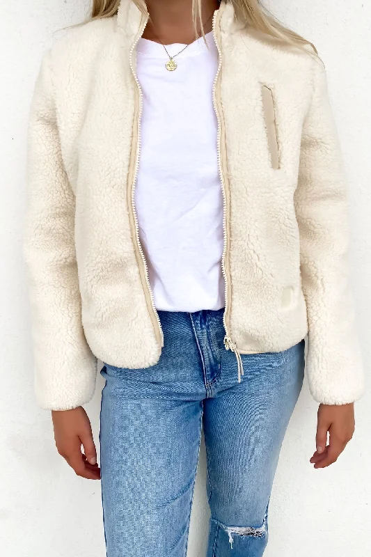 Sports suit style Wuzer Fuzzer Zip Sweater Cloud