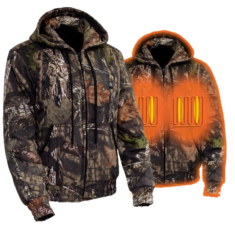 Sports suit style Nexgen Heat NXL2776SET Women’s Heated Zipper Camouflaged Hoodie Warming Camo Hoodie for Hunting w/ Battery Pack