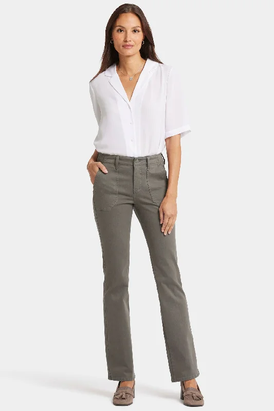 Sweet Fresh Feeling Barbara Bootcut Jeans - Vine Leaf