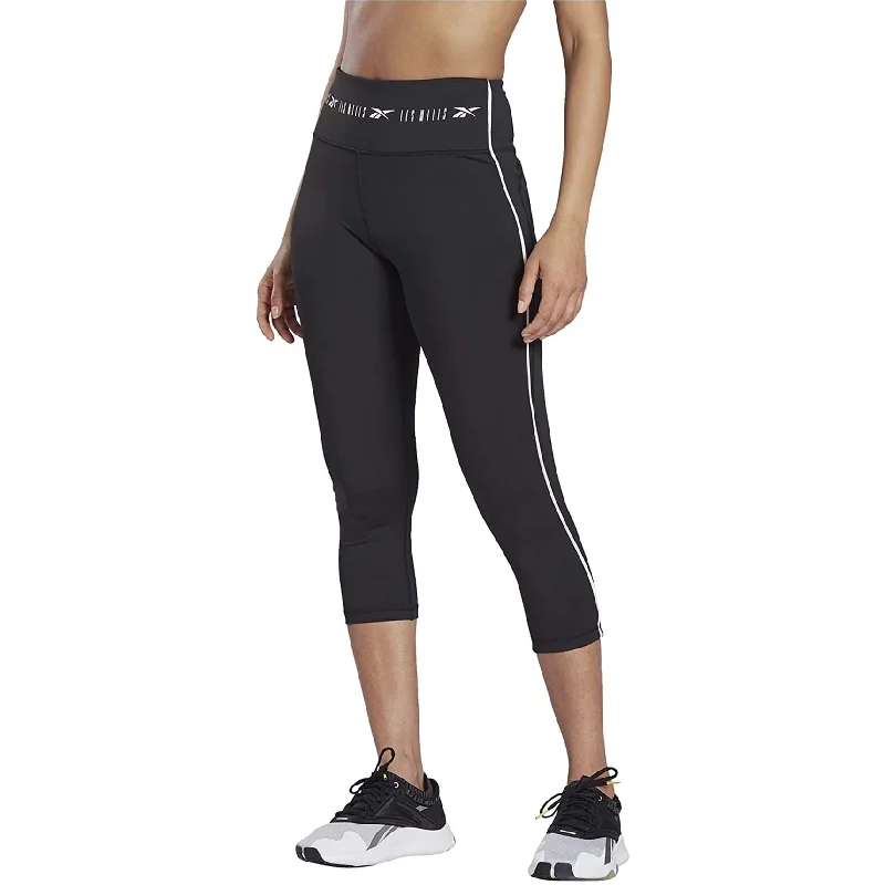 Sweet Fresh Feeling Reebok Womens Les Mills Compression Athletic Pants, Black, X-Large