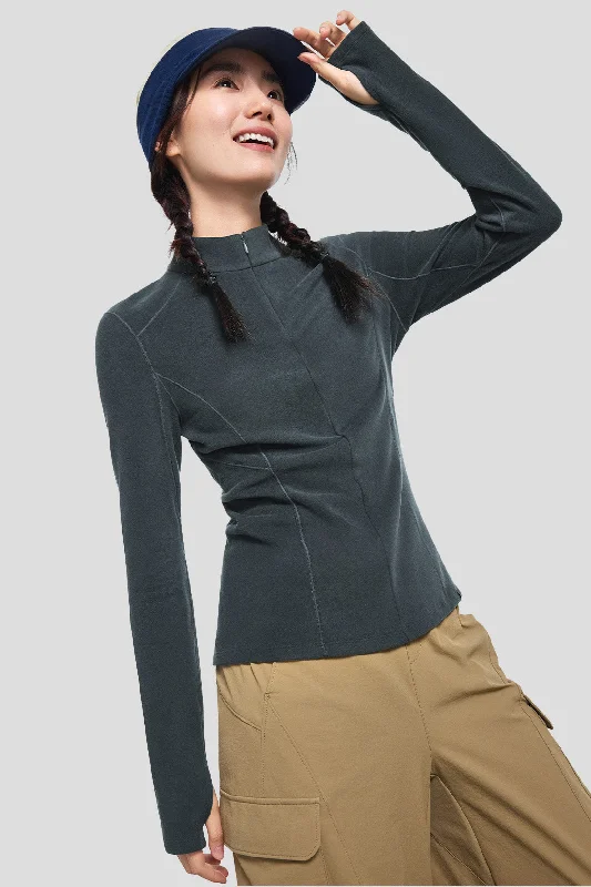 High-end atmosphere FleeceZip - Women's Slim-Fit Mid-Warmth Half-Zip Top
