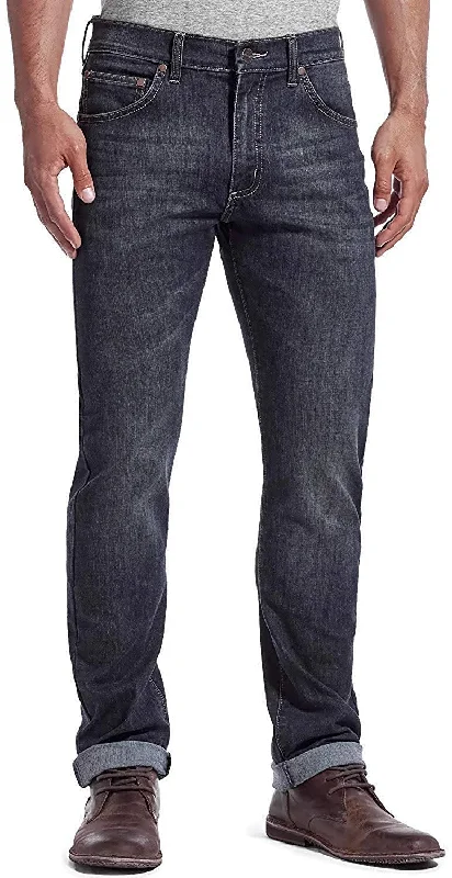 Sweet Stand-Up Collar Style Men's Wrangler Retro Slim Fit Straight Leg Jeans