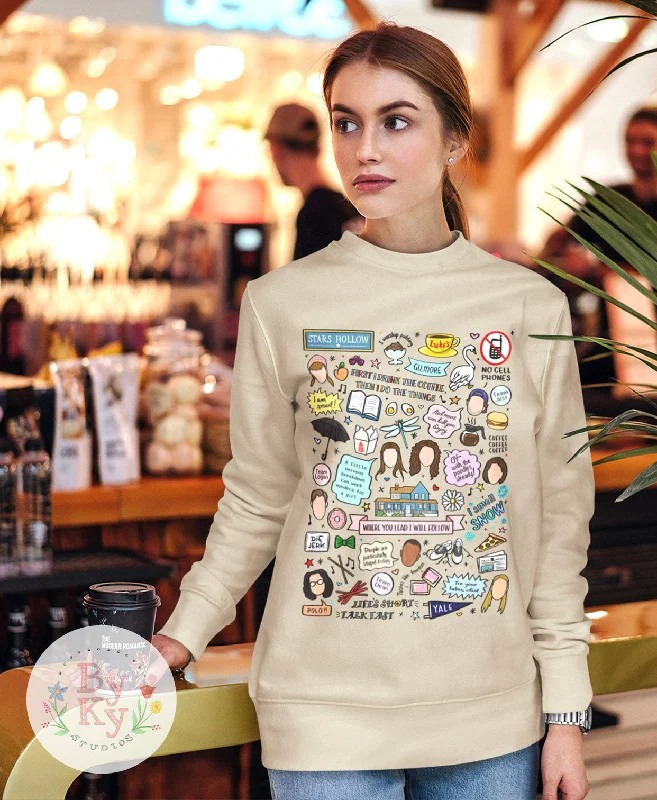 Retro Literary Style Gilmore Girls Unisex Sweatshirt