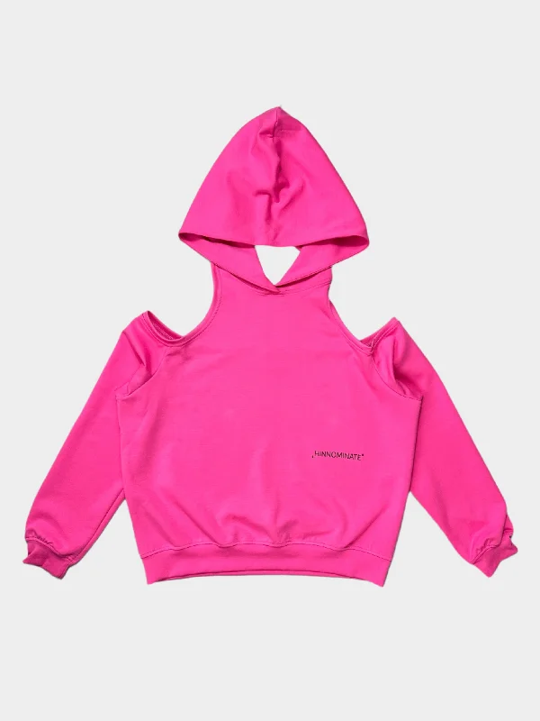 Street Show-off Style Cut Out Hoodie