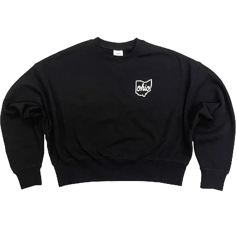 Affordable selection Ohio Script Cropped Sweatshirt