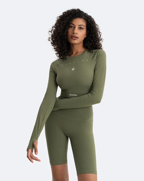 Avant-garde trend Cropped Long Sleeve | Creating Power Within