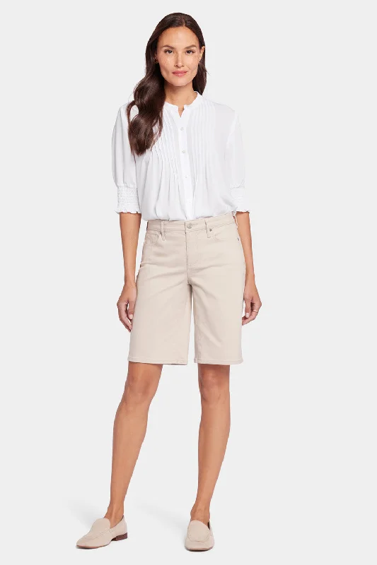 Sports suit style Lilly Denim Shorts - Feather