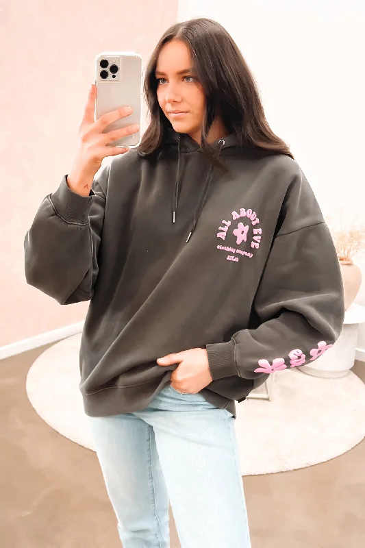 Style Design Kindness Counts Hoody Charcoal