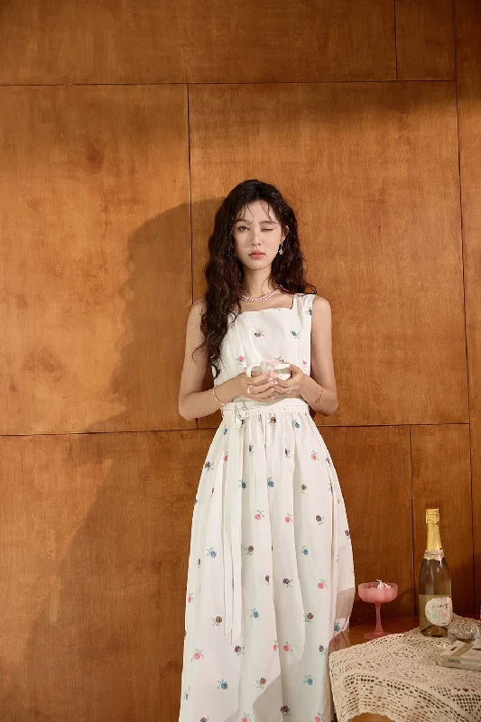 High-end atmosphere Maxi Spaghetti Strap Dress for Women