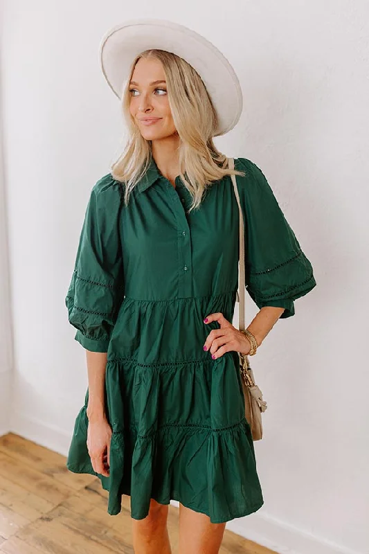 Sweet Soft Feeling Coy Smile Mini Dress