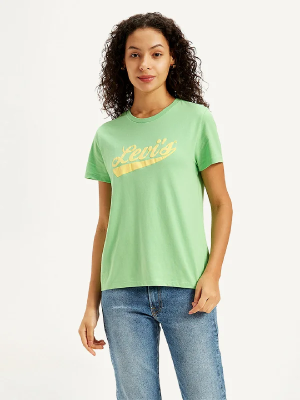 Classic style Women's Brand Logo Regular Fit T-Shirt