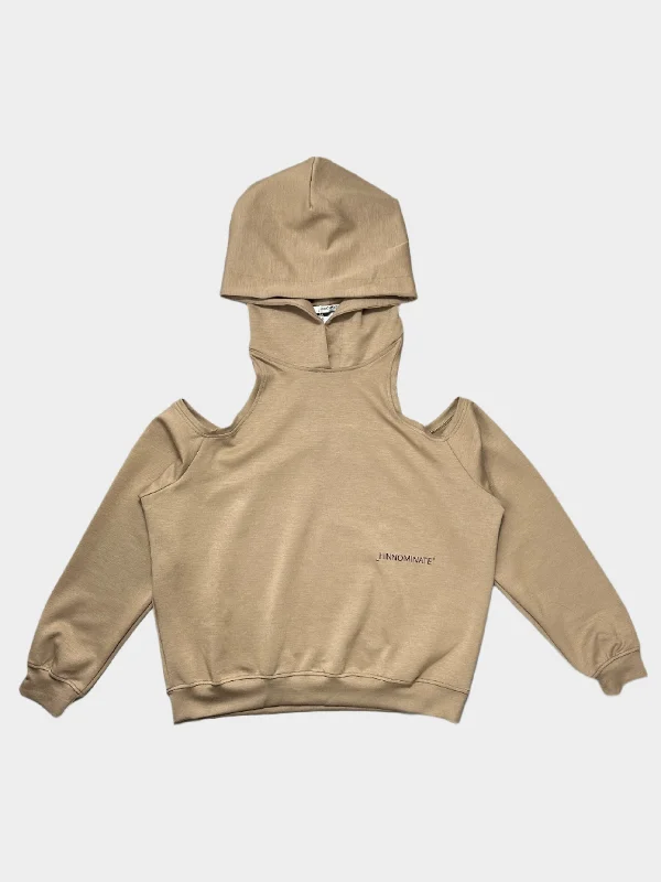 Sweet Lace Design Cut Out Hoodie