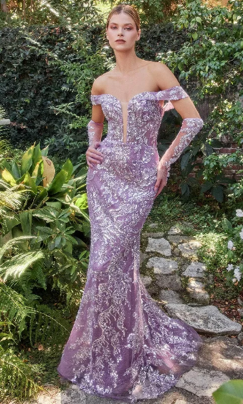 Boutique display Andrea and Leo A1163 - Off-Shoulder Embellished Evening Gown