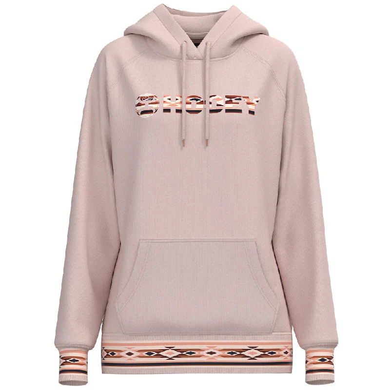 Sweet College Style YOUTH "The Dally " Pink/Aztec w/ Hooey Logo Hoody