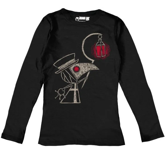 Street Letter Style Plague Seeker Women Long Sleeve Tshirt