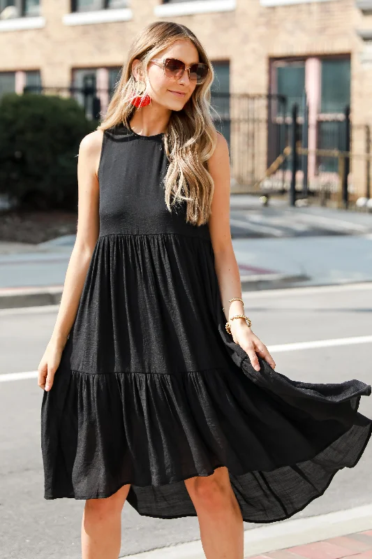 Street Show-off Style FINAL SALE - Flawless Moments Tiered Midi Dress