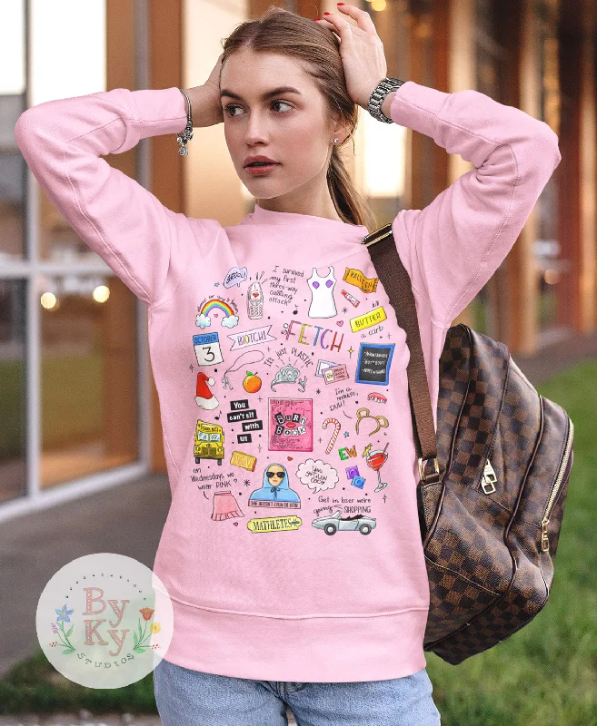 Retro Design Mean Girls Unisex Heavy Crewneck Sweatshirt