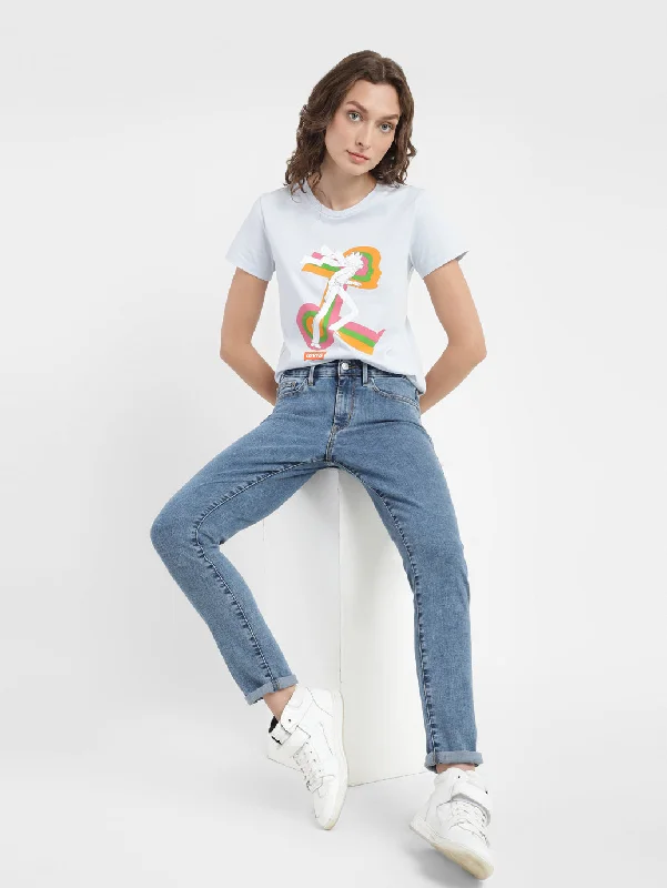 Sweet Student Style Women's Mid Rise 711 Skinny Fit Jeans