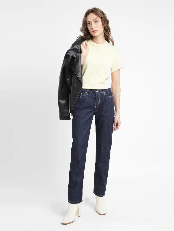 Renaissance Style Women's Straight Fit Jeans
