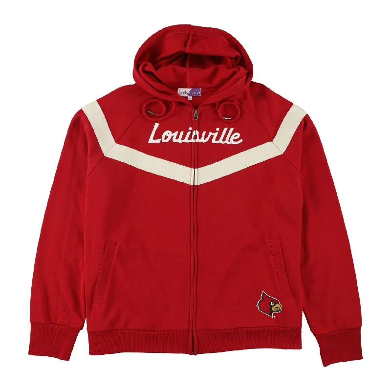 Sports outdoor style Touch Womens Louisville Cardinals Hoodie Sweatshirt, Red, 2X