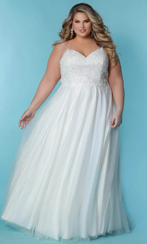 Independent design Sydney's Closet Bridal SC5283 - A-line Beaded Bridal Gown