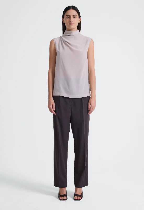 Sweet Fresh Feeling Abel Silk Top - Pearl