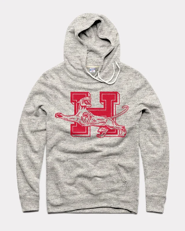 Street Sports Shoes Vintage Monogram H Cougar Athletic Grey Hoodie