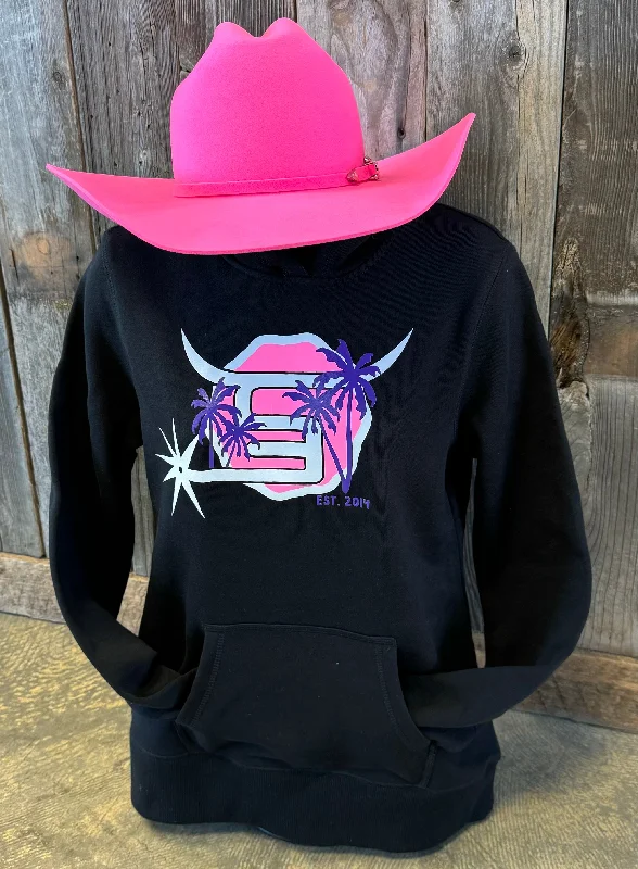 Sports Yoga Style Ladies Tropical Hoodie