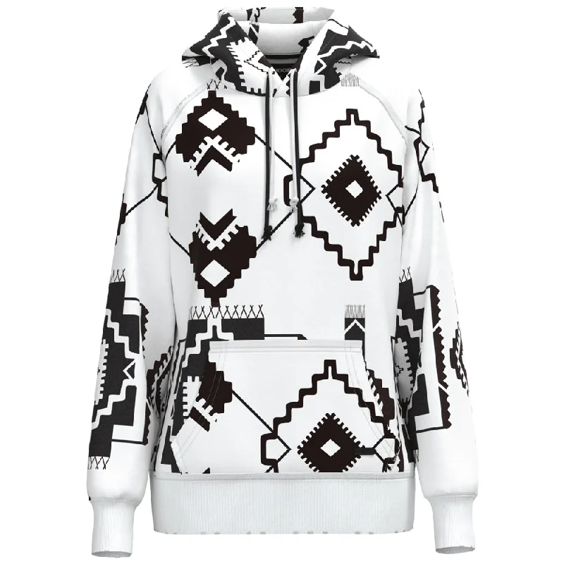 Sweet Flower Style "Chaparral"  White/Black Aztec Hoody