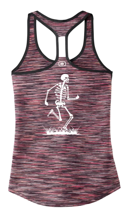 Avant-garde trend Women's Reflective Tank Top - Skeleton