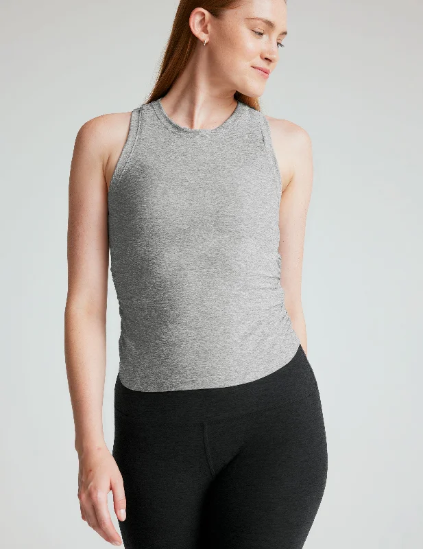 Sweet Soft Feeling Featherweight Your Fit Shirred Tank