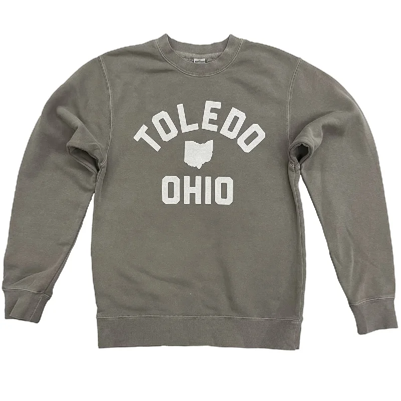 High waist design Toledo Ohio Pigment Dyed Sweatshirt
