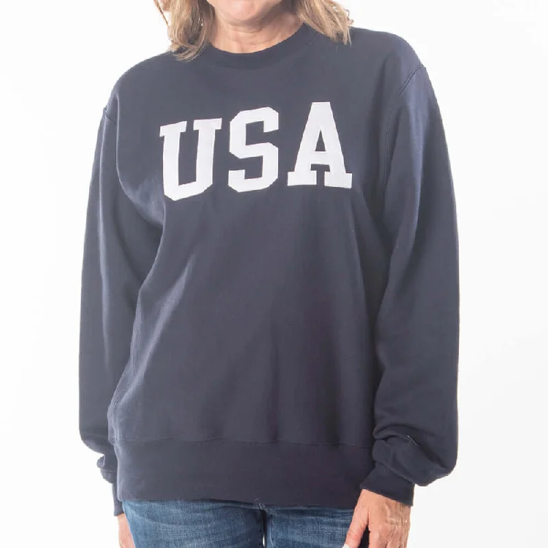 Sports Fitness Style Unisex Champion USA Reverse Weave Crew Sweatshirt