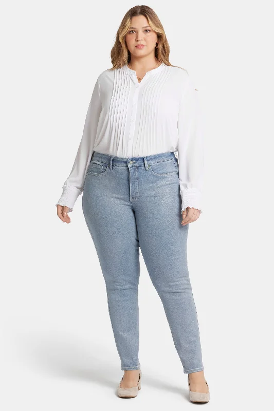 Hip-hop Style Sheri Slim Jeans In Plus Size - Sparkling Lights