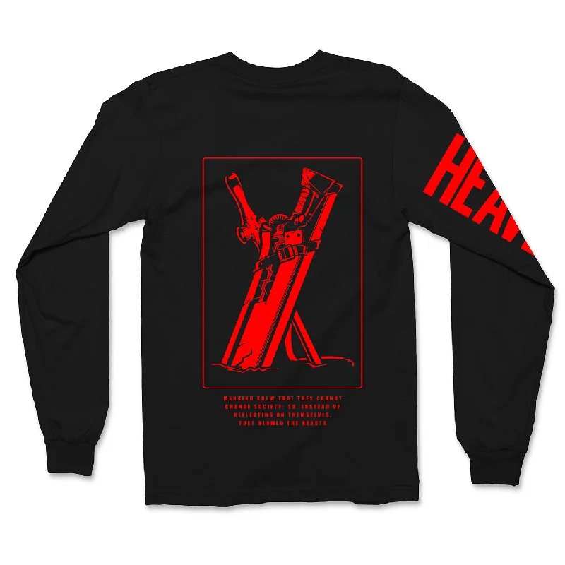 Retro Dress GUILTY GEAR - 'Heaven Or Hell' Long Sleeve Shirt - Black