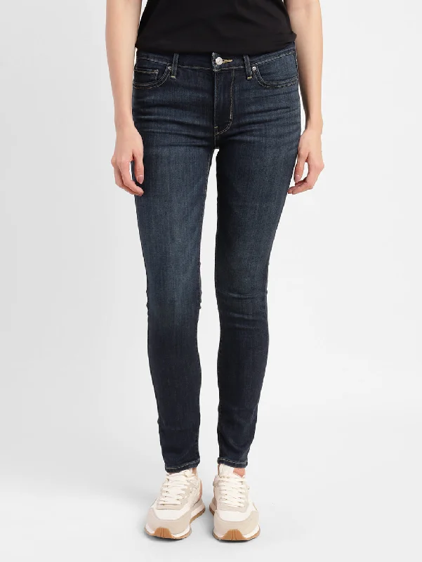 Sweet Short Skirt Style Women's Mid Rise 711 Skinny Fit Jeans