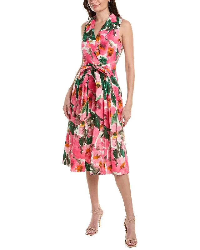 Street Personality Style Anne Klein Notch Collar Shirtdress