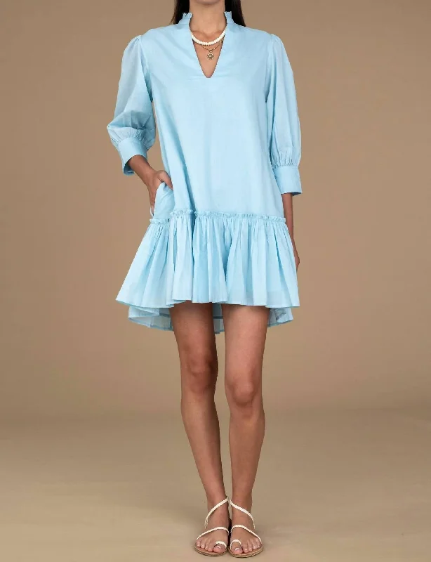 Independent design Chloe Dress In Azzuro