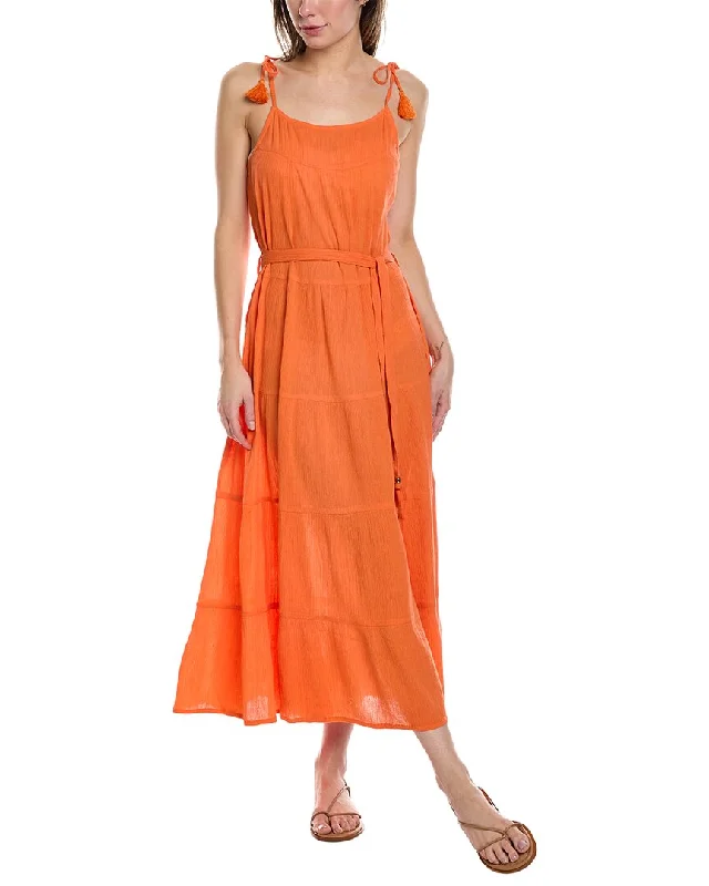 Warm and substantial Melissa Odabash Fru White Strapless Eyelet Maxi Dress