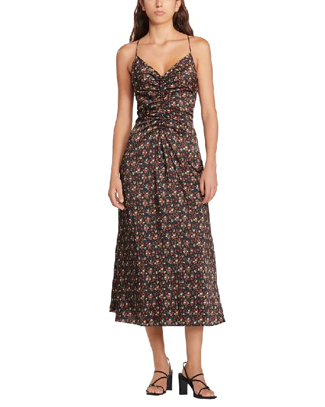 Retro Literary Style Sandro Woven Dress